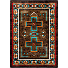 Load image into Gallery viewer, Saw Tooth OKA - Mojave Sunset (Available in 6 Sizes) | Colorful Southwest Rug