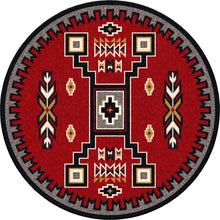 Load image into Gallery viewer, Old Crow - Red (Available in 6 Sizes) | Colorful Southwest Rug