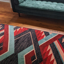 Load image into Gallery viewer, Geo Burst - Monument Valley | Geometric Colorful Rug