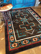 Load image into Gallery viewer, Saw Tooth OKA - Mojave Sunset (Available in 6 Sizes) | Colorful Southwest Rug
