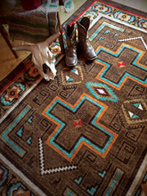 Load image into Gallery viewer, Saw Tooth OKA - Mojave Sunset (Available in 6 Sizes) | Colorful Southwest Rug
