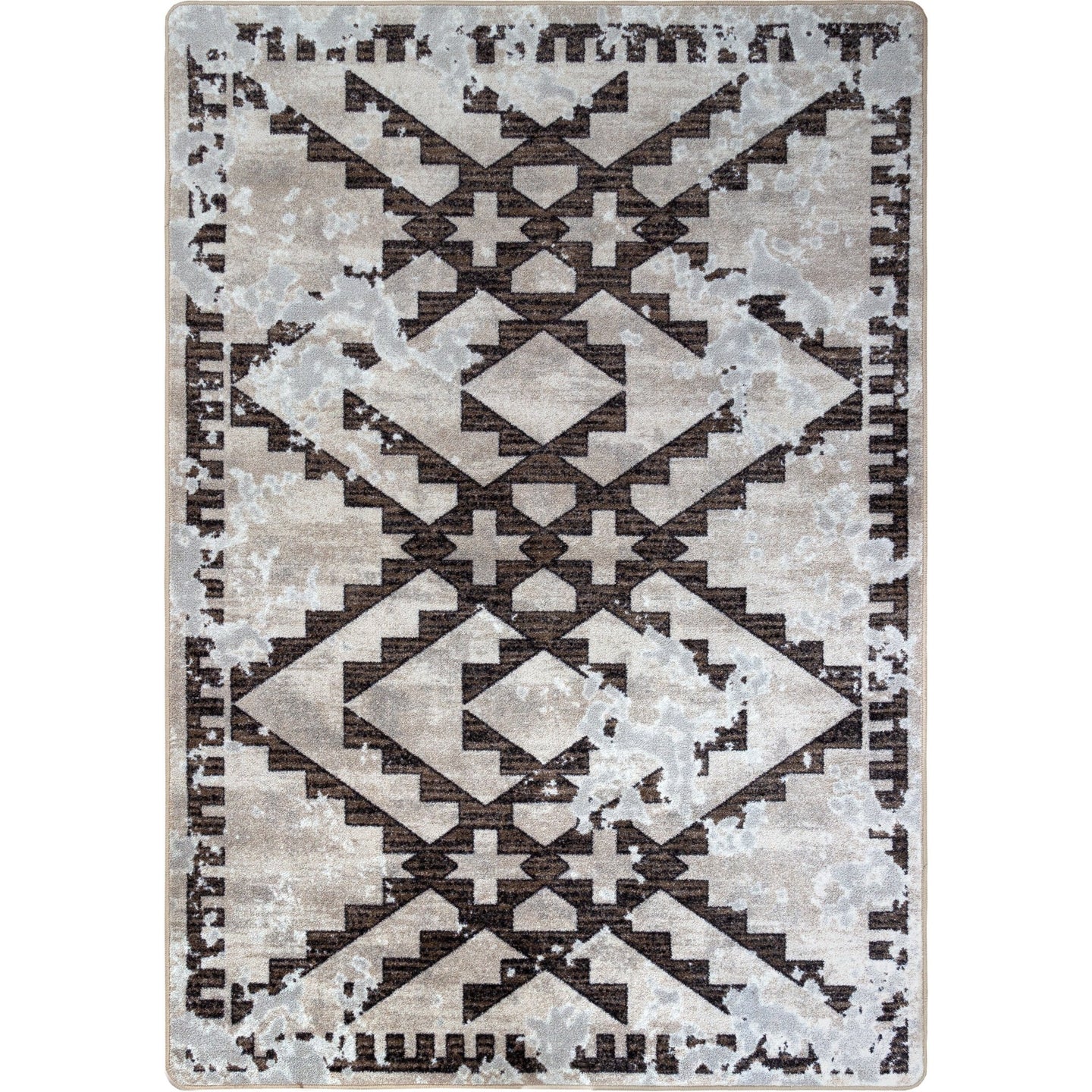 Distressed Fresco - Temper (Available in 6 Sizes) | Colorful Southwest Rug