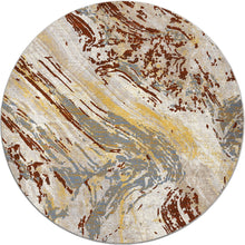Load image into Gallery viewer, Petrified - Amber (Available in 6 Sizes) | Colorful Rustic Rug
