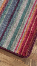 Load and play video in Gallery viewer, Garrison Stripe - Fiesta (Available in 6 Sizes) | Colorful Area Rugs
