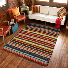 Load image into Gallery viewer, Garrison Stripe - Fiesta (Available in 6 Sizes) | Colorful Area Rugs
