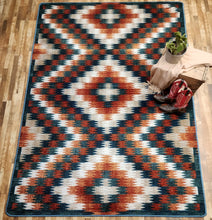 Load image into Gallery viewer, Naobe - Desert Jewel (Available in 6 Sizes) | Colorful Southwest Area Rug
