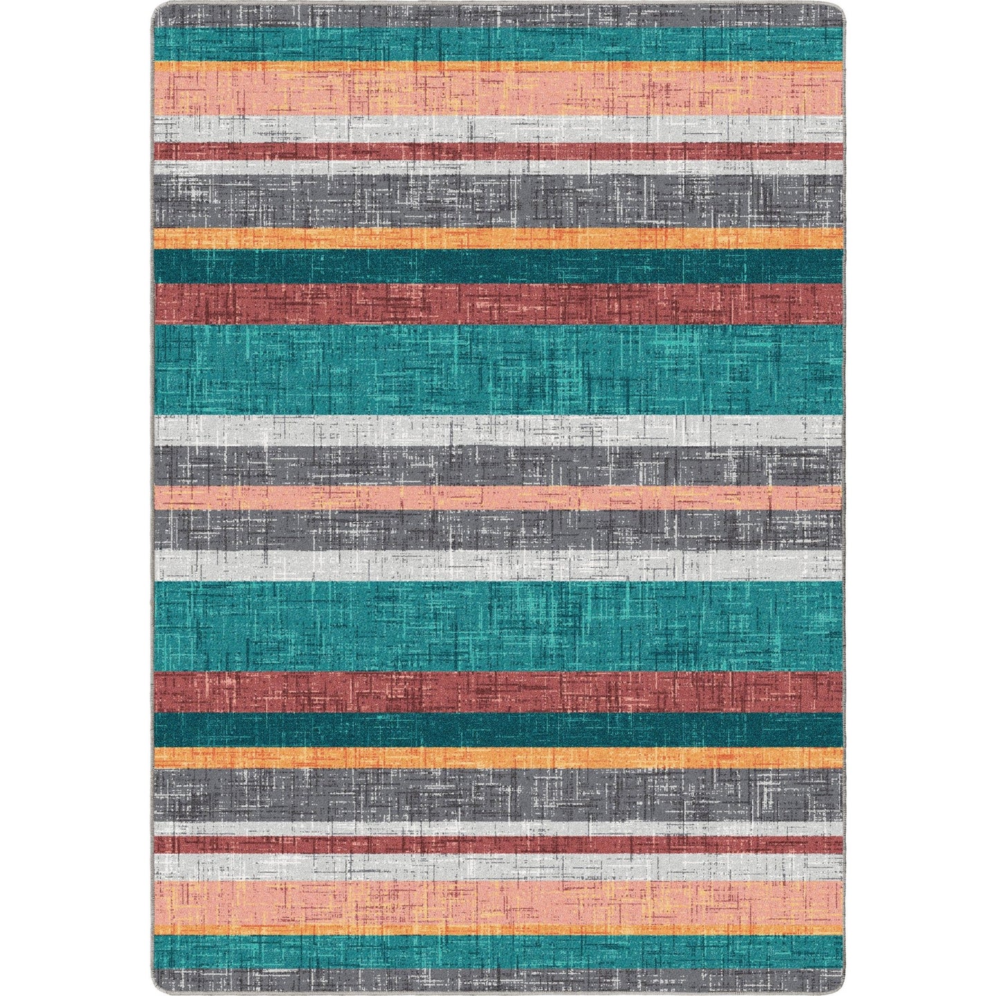 Paradise Blanket - Tropics (Available in 6 Sizes) | Colorful Striped Area Rug