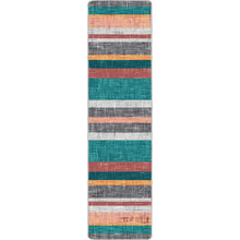 Load image into Gallery viewer, Paradise Blanket - Tropics (Available in 6 Sizes) | Colorful Striped Area Rug
